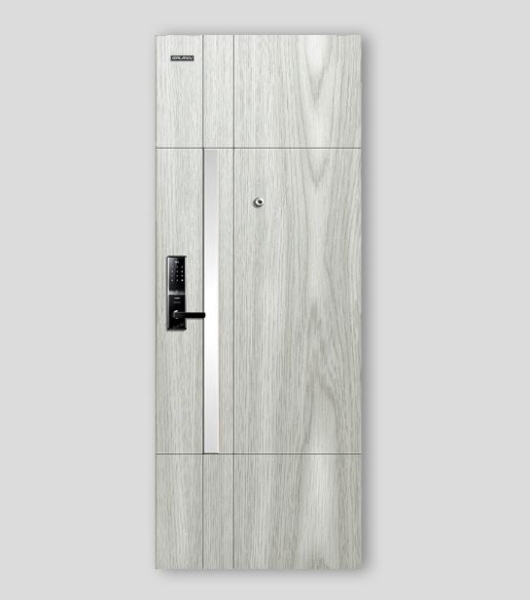 CỬA CĂN HỘ VÂN GỖ GLX-STEEL 502 VG18 | GLX-STEEL-502