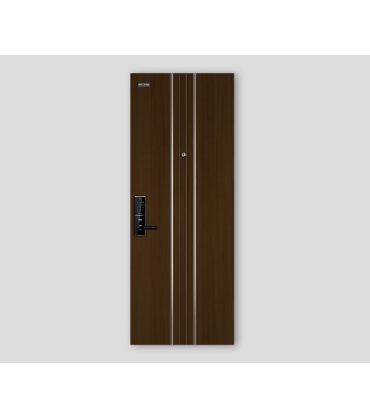 CỬA CĂN HỘ VÂN GỖ GLX-STEEL 507 VG15 | GLX-STEEL-507