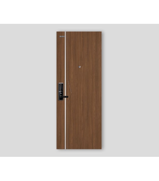 CỬA CĂN HỘ VÂN GỖ GLX-STEEL 508 VG12 | GLX-STEEL-508