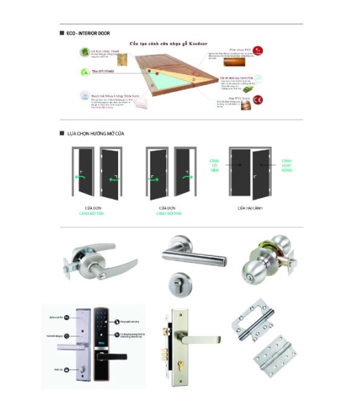 Cửa Composite chịu nước TP-033