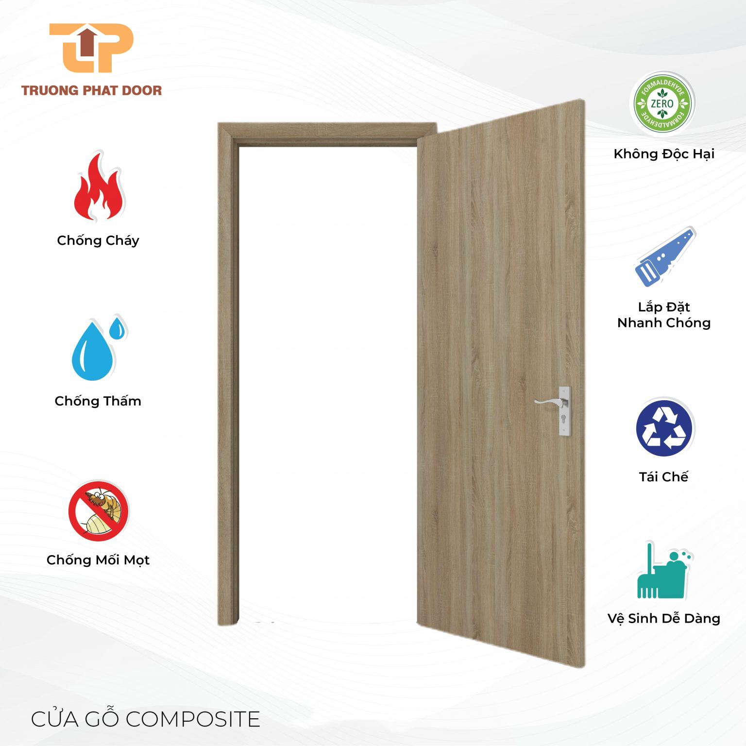 Cấu tạo cửa nhựa giả gỗ composite 2