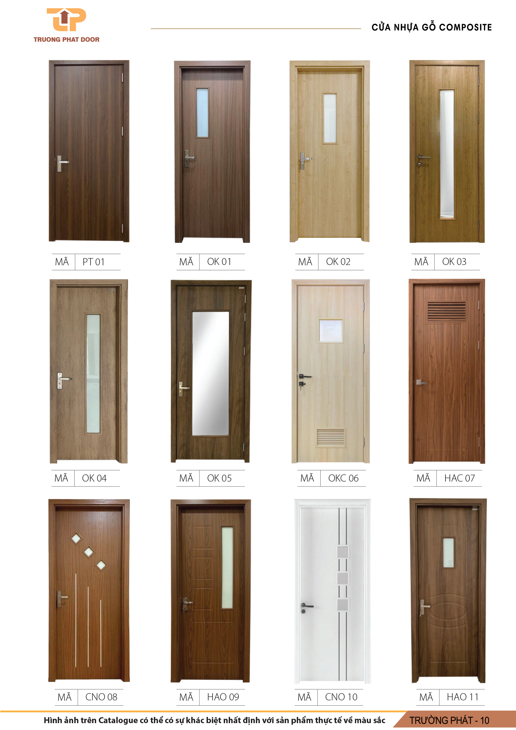 Catalogue Trường Phát cửa nhựa composite 10